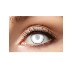 Semi-opaque white zombie lenses 3 months
