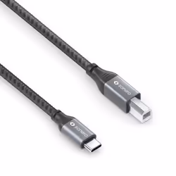 sonero SPC-U020-050, 5 m, USB C, USB B, USB 2.0, 0.48 Gbit/s, Black, Grey