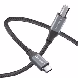 sonero SPC-U020-050 USB cable USB 2.0 5 m USB C USB B Black, Grey