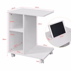 SoBuy FBT48-W nightstand/bedside table - Additional view 4