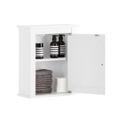 SoBuyÂ® FRG203-W, Wall Mounted Single Door Bathroom Cabinet, 40x18x49cm