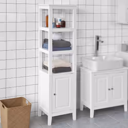 SoBuy FRG205-W living room storage cabinets