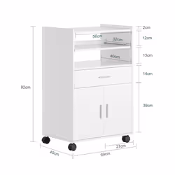 SoBuy FSB09-W food service cart - Additional view 4