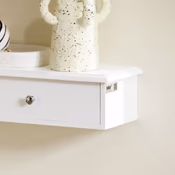 SoBuyÂ® FRG43-L-W, Floating Shelf Wall Drawers Wall Shelf with 3 Drawers - Additional view 7