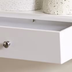 SoBuyÂ® FRG43-L-W, Floating Shelf Wall Drawers Wall Shelf with 3 Drawers - Additional view 8
