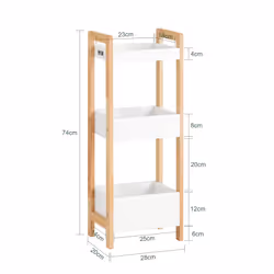 SoBuy FRG226-WN bathroom storage cabinet - Additional view 4