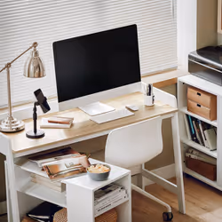 SoBuyÂ® FWT41-WN, Home Office Table Desk Computer Desk Workstation - Additional view 4