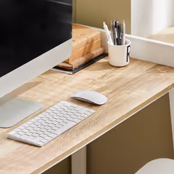 SoBuyÂ® FWT41-WN, Home Office Table Desk Computer Desk Workstation - Additional view 7