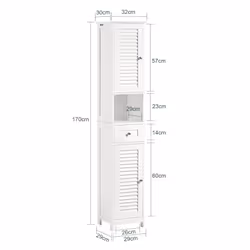 SoBuy FRG236-W living room storage cabinets - Additional view 4
