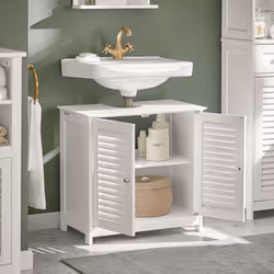 SoBuyÂ® FRG237-W, Under Sink Bathroom Storage Cabinet Storage Cupboard