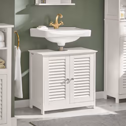 SoBuyÂ® FRG237-W, Under Sink Bathroom Storage Cabinet Storage Cupboard - Additional view 4
