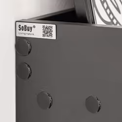SoBuyÂ® FWT18-SCH, Wall-mounted Table Desk with Storage - Additional view 5
