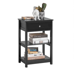 SoBuyÂ® FBT46-SCH, Bedside Table End Table Side Table Lamp Table, Black