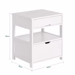 SoBuy FRG258-W, MDF, 450 mm, 380 mm, 550 mm, Germany