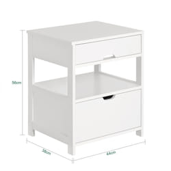 SoBuy FRG258-W nightstand/bedside table