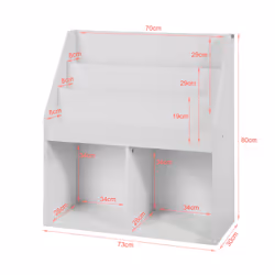 SoBuy KMB01-W kids storage cabinet Chest cabinet - Additional view 4