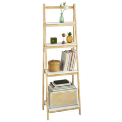 SoBuyÂ® FRG162-N, 4 Tiers Foldable Bookcase Storage Display Shelving Unit