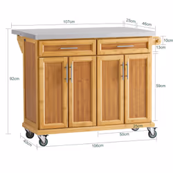 SoBuy FKW69-N food service cart - Additional view 4