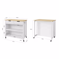 SoBuy FKW74-WN food service cart - Additional view 6