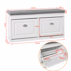 SoBuy FSR64-W shoe organizer Open - Additional view 5