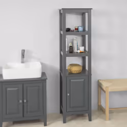 SoBuy FRG205-DG living room storage cabinets