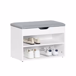 SoBuy® FSR25-HG, Shoe Rack Shoe Bench Cabinet with Lift Up Bench Top