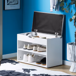 SoBuyÂ® FSR25-HG, Shoe Rack Shoe Bench Cabinet with Lift Up Bench Top