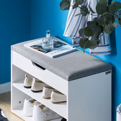 SoBuyÂ® FSR25-HG, Shoe Rack Shoe Bench Cabinet with Lift Up Bench Top - Additional view 4