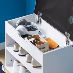 SoBuyÂ® FSR25-HG, Shoe Rack Shoe Bench Cabinet with Lift Up Bench Top - Additional view 5