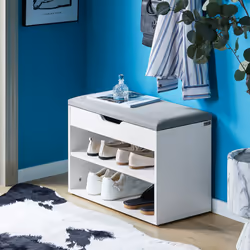 SoBuyÂ® FSR25-HG, Shoe Rack Shoe Bench Cabinet with Lift Up Bench Top - Additional view 9