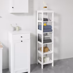 SoBuy BZR14-W living room storage cabinets