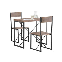 SoBuyÂ® OGT19-N, 3 Piece Dining Room Furniture -Dining Table & 2 Chairs