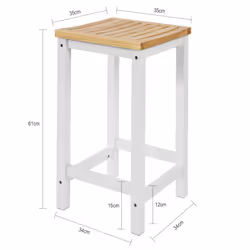SoBuy FST29-WNx2 restaurant/dining chair - Additional view 4
