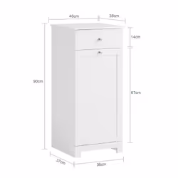 SoBuy BZR21-W bathroom storage cabinet - Additional view 5