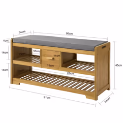 SoBuy FSR75-N shoe organizer Open - Additional view 5