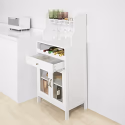 SoBuy FSB24-W food service cart