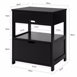 SoBuy FRG258-SCH nightstand/bedside table - Additional view 5