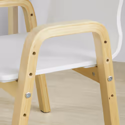 SoBuyÂ® KMB24-Wx2, Set of 2 Wooden Children Chair, Height Adjustable - Additional view 6