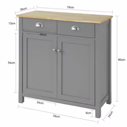SoBuy FSB25-HG living room sideboard/buffet