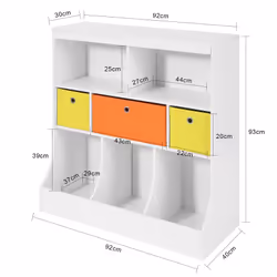 SoBuy KMB26-W kids storage cabinet Chest cabinet