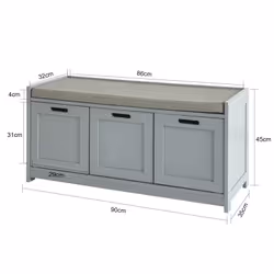 SoBuy FSR80-SG shoe organizer Open - Additional view 4