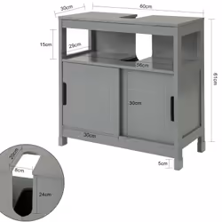 SoBuy FRG128-SG bedroom vanity/vanity set - Additional view 4
