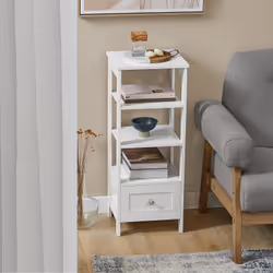 SoBuy FBT91-W nightstand/bedside table