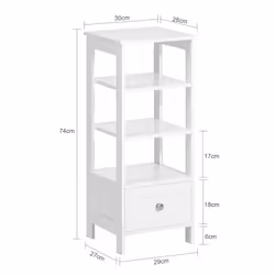 SoBuy FBT91-W nightstand/bedside table - Additional view 4