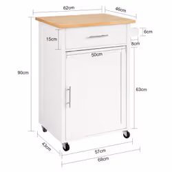 SoBuy FKW102-WN food service cart - Additional view 4