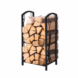SoBuy SDA01-SCH firewood cart/rack