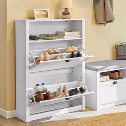 SoBuy FSR87-W, Shoe Cabinet Shoe Rack Shoe Storage Cupboard Organizer