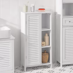 SoBuy BZR39-W bathroom storage cabinet