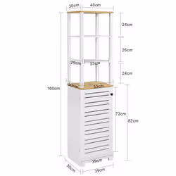SoBuy BZR43-W living room storage cabinets - Additional view 5