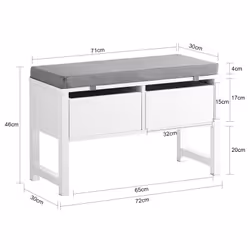 SoBuy FSR88-W shoe organizer Open - Additional view 6
